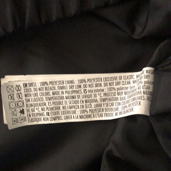 Forever 21 Black White Hooded Windbreaker 1991 Med - Picture 15 of 16